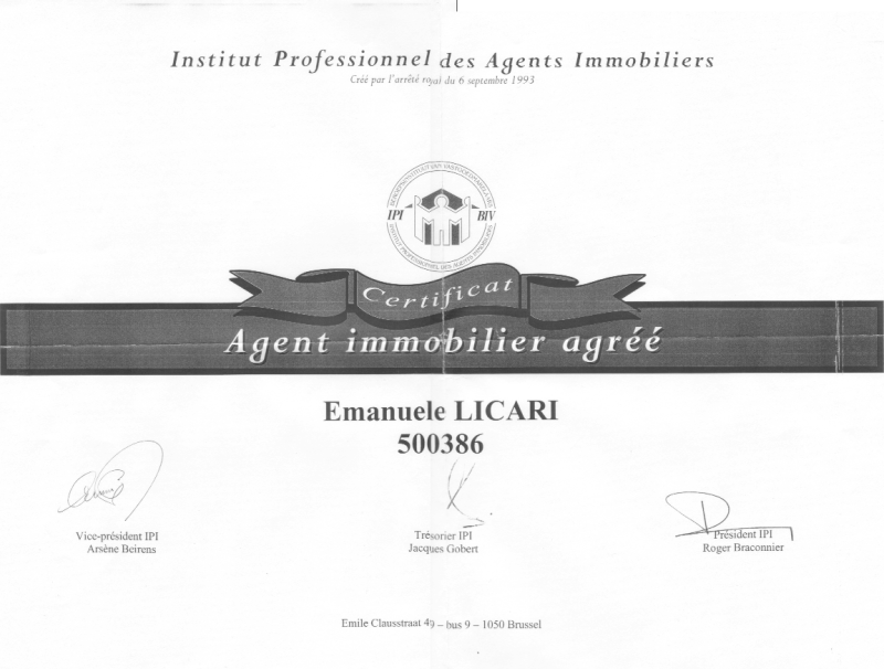 diplome immobilier